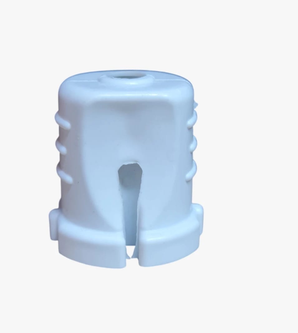 Simple and Robust White Electric Plug 250V for Household Use with Safety and Durability Offering Secure Connections.