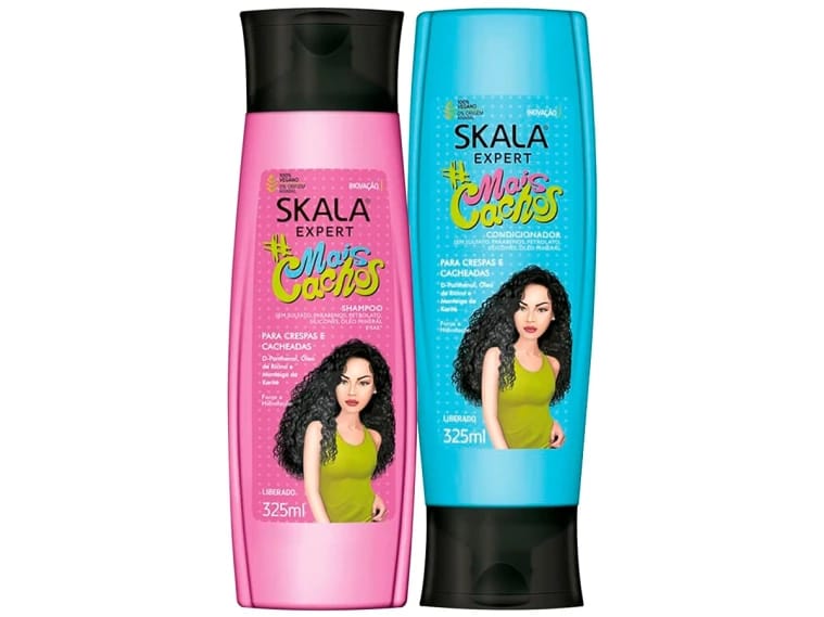Skala Mais Cachinhos Kit (Shampoo & Conditioner) – Curly hair care set
