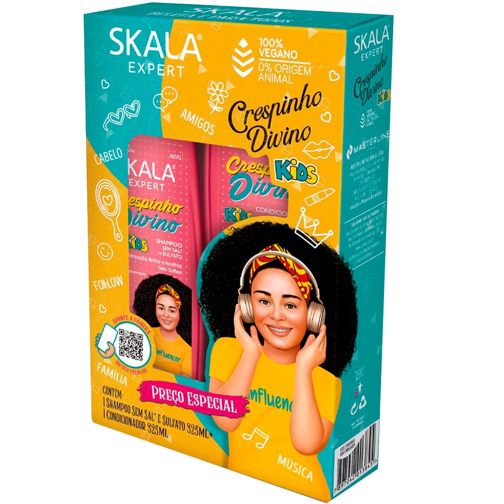 Skala Crespinho Divino Kit ( Shampoo & Conditioner)