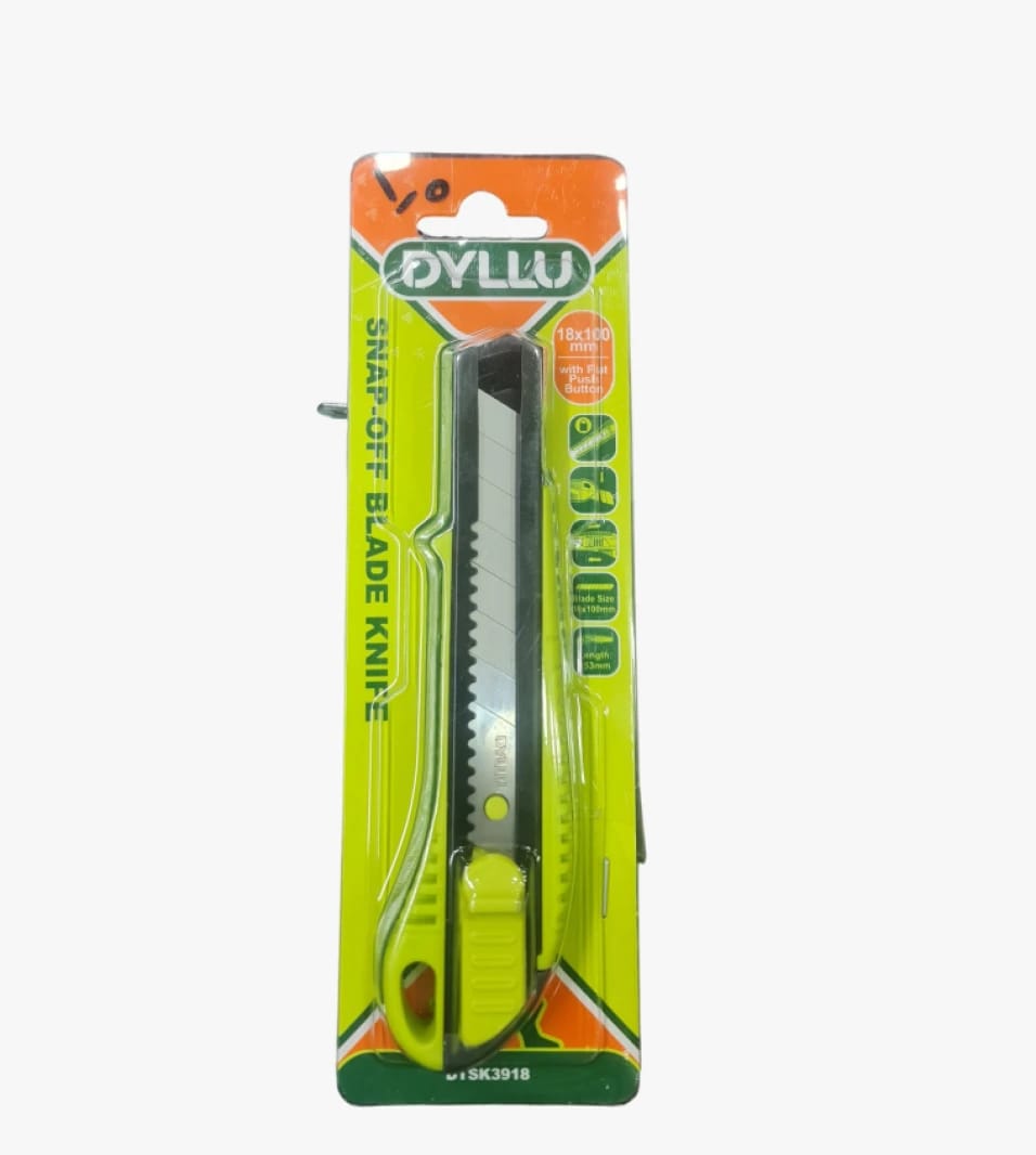 DYLLU Snap-off Blade Knife, Ergonomically Designed for Hobbyists and Professionals Using Hand Tools Efficiently