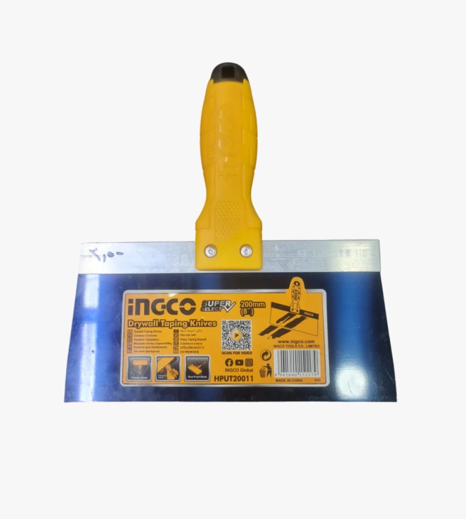 Ingco Drywall Taping Knives with Superior Design, Perfect Tool for Professionals and DIY Enthusiasts with a Comfortable Grip