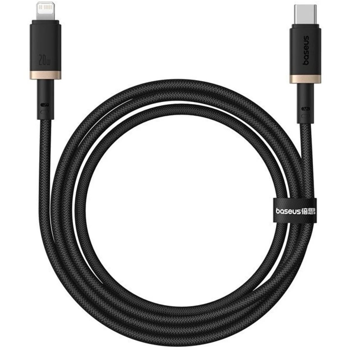 Baseus Dura Braided USB-C to Lightning Cable 20W 2M - Black