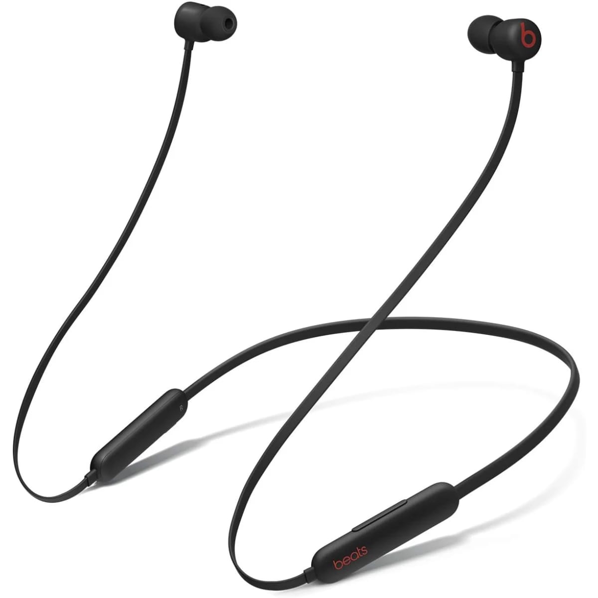 Beats Flex Wireless Earphones – Apple W1 Headphone Chip, Magnetic Earbuds, Class 1 Bluetooth, 12 Hours Listening Time, Built-in Microphone - Black