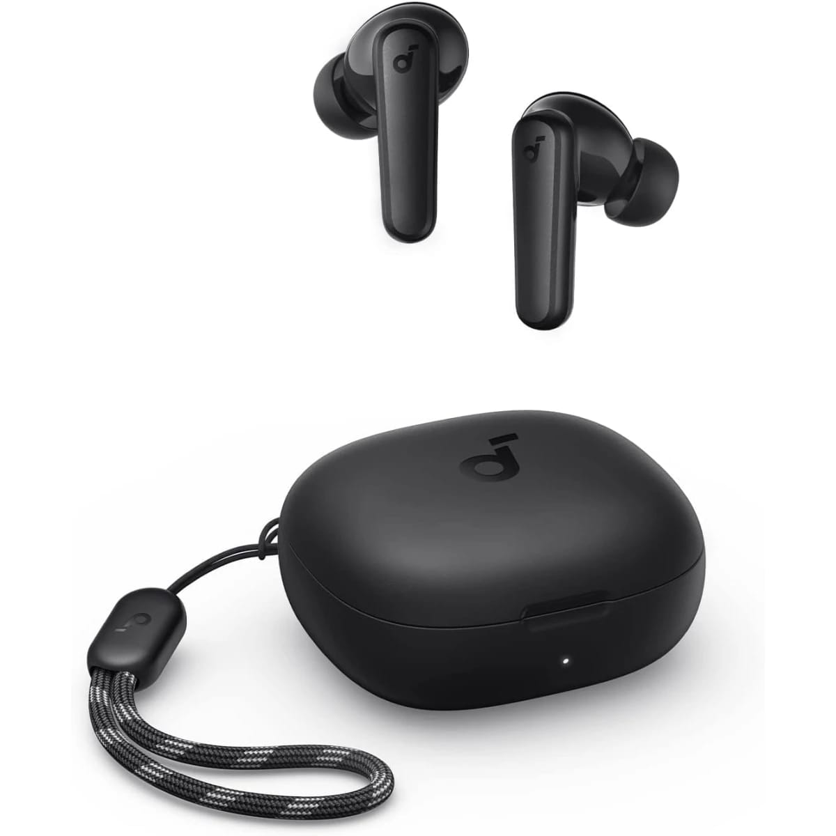 Anker Soundcore R50i True Wireless Earbuds, 10mm Drivers with Big Bass, Bluetooth 5.3, 30H Long Playtime, Water-Resistant, 2 Mics for AI Clear Calls, 22 Preset EQs, Customization via App (Black)