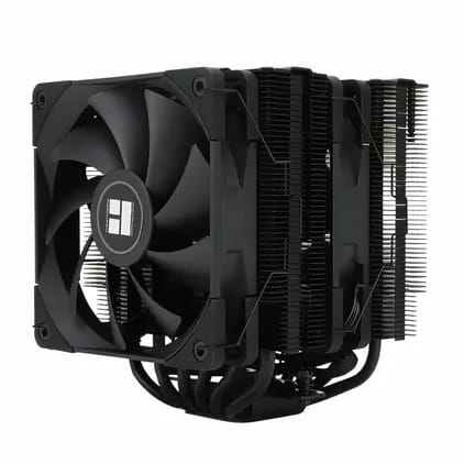 مبرد هواء CPU بييرلس أساسين 120 SE أسود، برج مزدوج، 6 أنابيب حرارية 6 مم