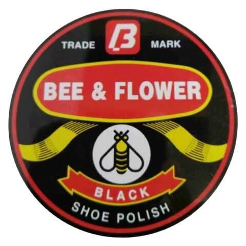 Bee & flower brown shoes polish 50gm
