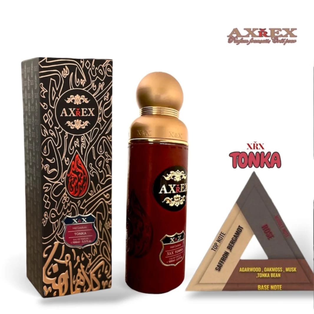 Axrex Tonka Luxurious Fragrance Warm and Alluring Scent for Women and Men with Signature Wood Aroma