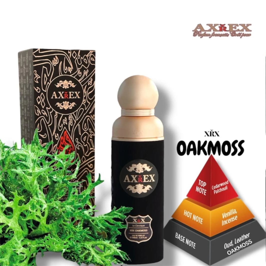 AXREX Luxury Fragrance Spray Oakmoss Scent for Men and Women with Rich and Elegant Blend