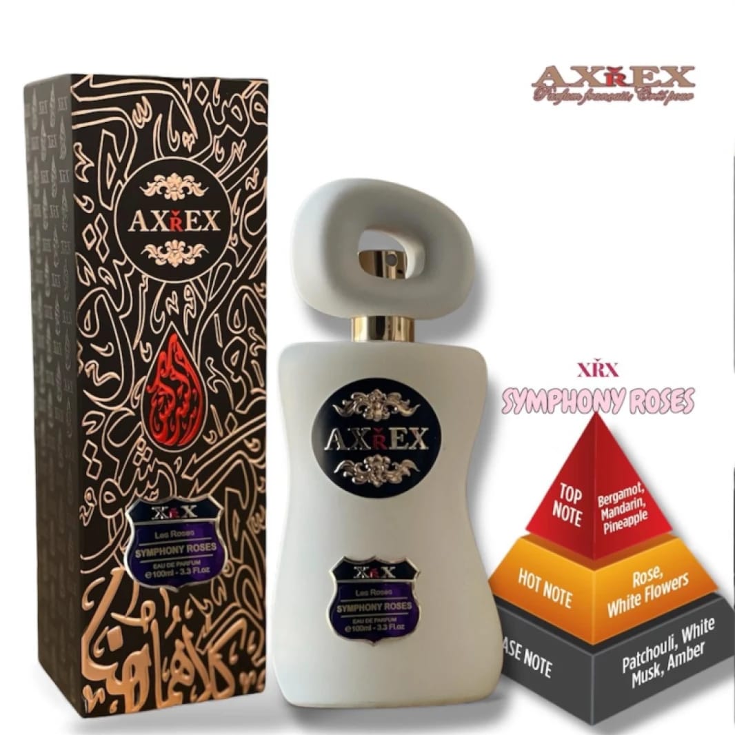 Axrex Symphony Roses Luxury Fragrance for Music Enthusiasts - Elegant Design for Men and Women