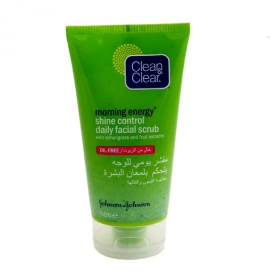 لتقشير البشرة Clean & Clear Morning Energy Shine Control Scrub 150ml-