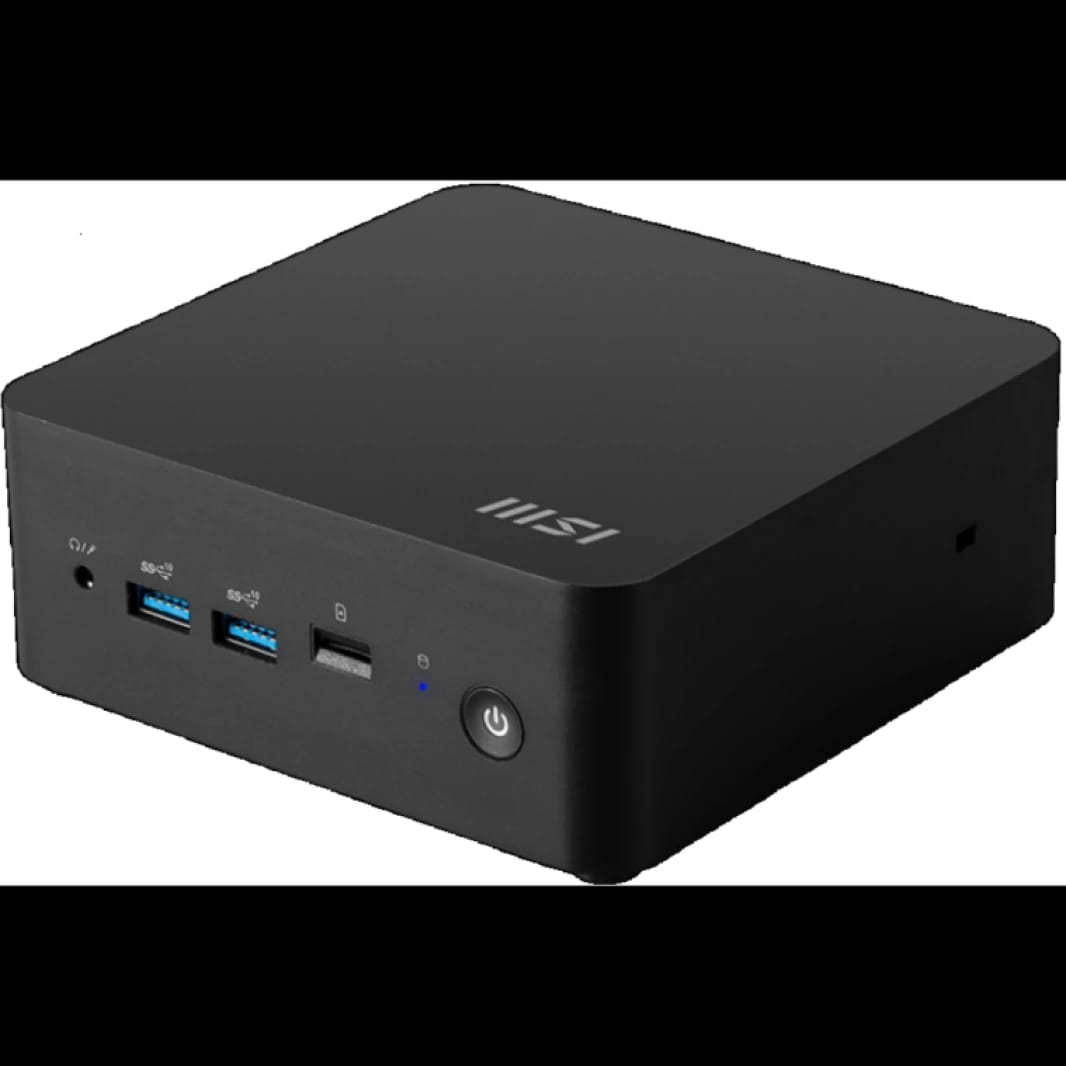 MSI Cubi 1M كمبيوتر صغير محمول، كمبيوتر مكتبي صغير، معالج إنتل كور 3 100U، دعم Thunderbolt 4، ذاكرة وتخزين قابلان للتخصيص