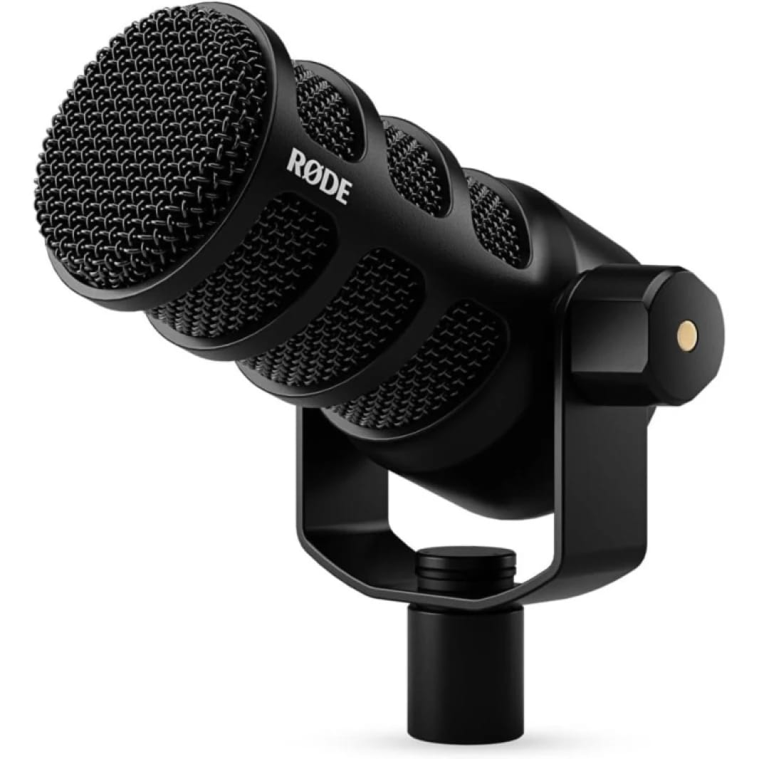 Rode PodMic USB Versatile Dynamic Broadcast Microphone With XLR and USB Connectivity for Podcasting, Streaming, Gaming, Music-Making and Content Creation