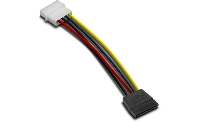 4 Pin IDE Molex Male to 15 Pin SATA Hard Drive Adapter Power Cable