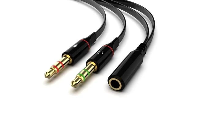 Aux Cable 2 Female to 1 Male 20cm