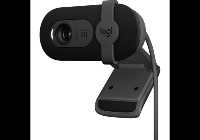 Logitech Brio 100 Full HD 1080p Webcam for Meetings and Streaming, Auto-Light Balance, Built-in Mic, Privacy Shutter