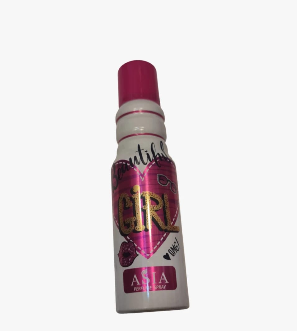 Beautiful Girl Perfume Spray with Stylish Heart and Sunglasses Design for Young Ladies Seeking Fragrance and Charm.
