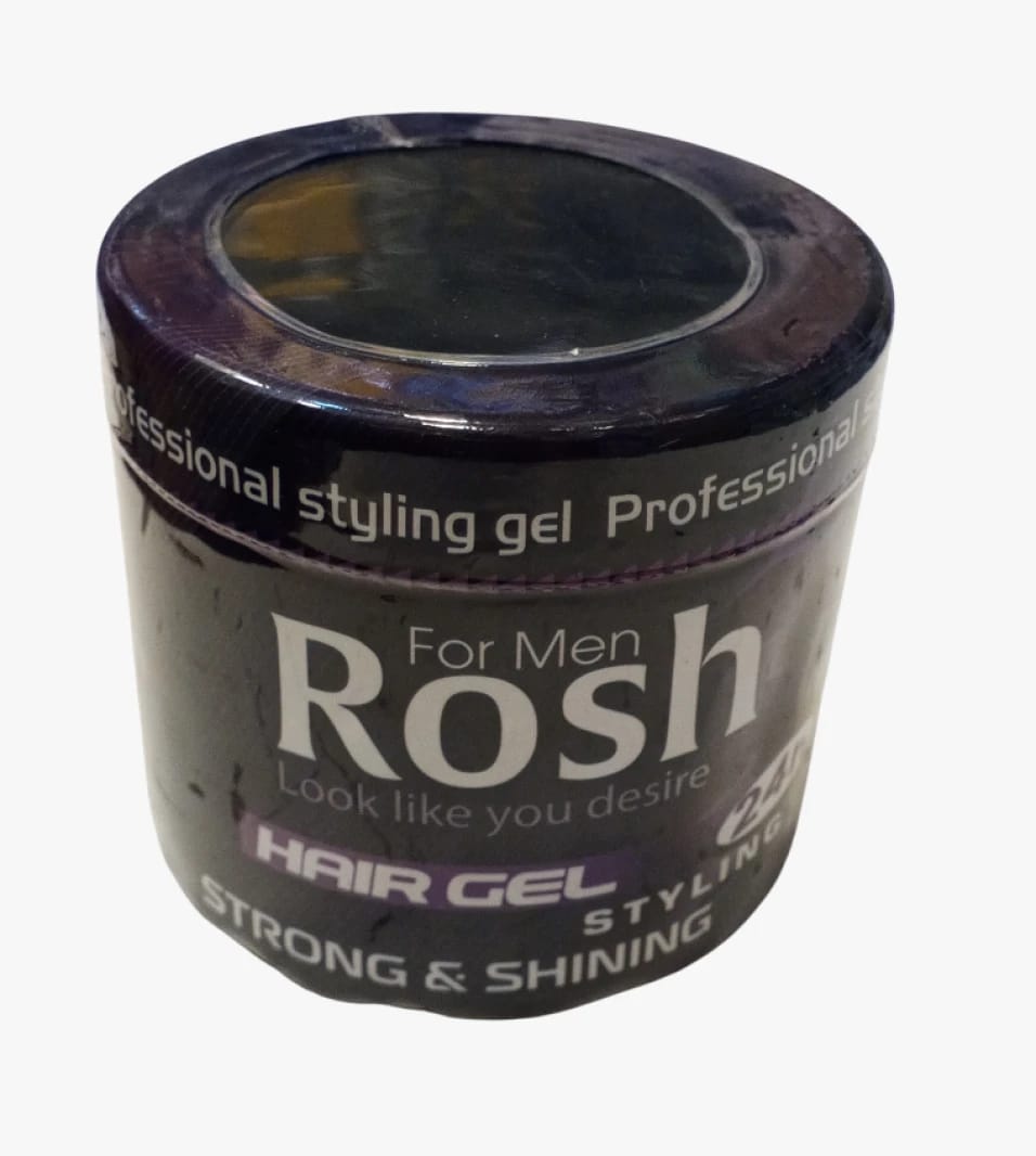 Rosh Hair Gel for Men - Professional Styling, Strong and Shining Hold for Desired Look by Men