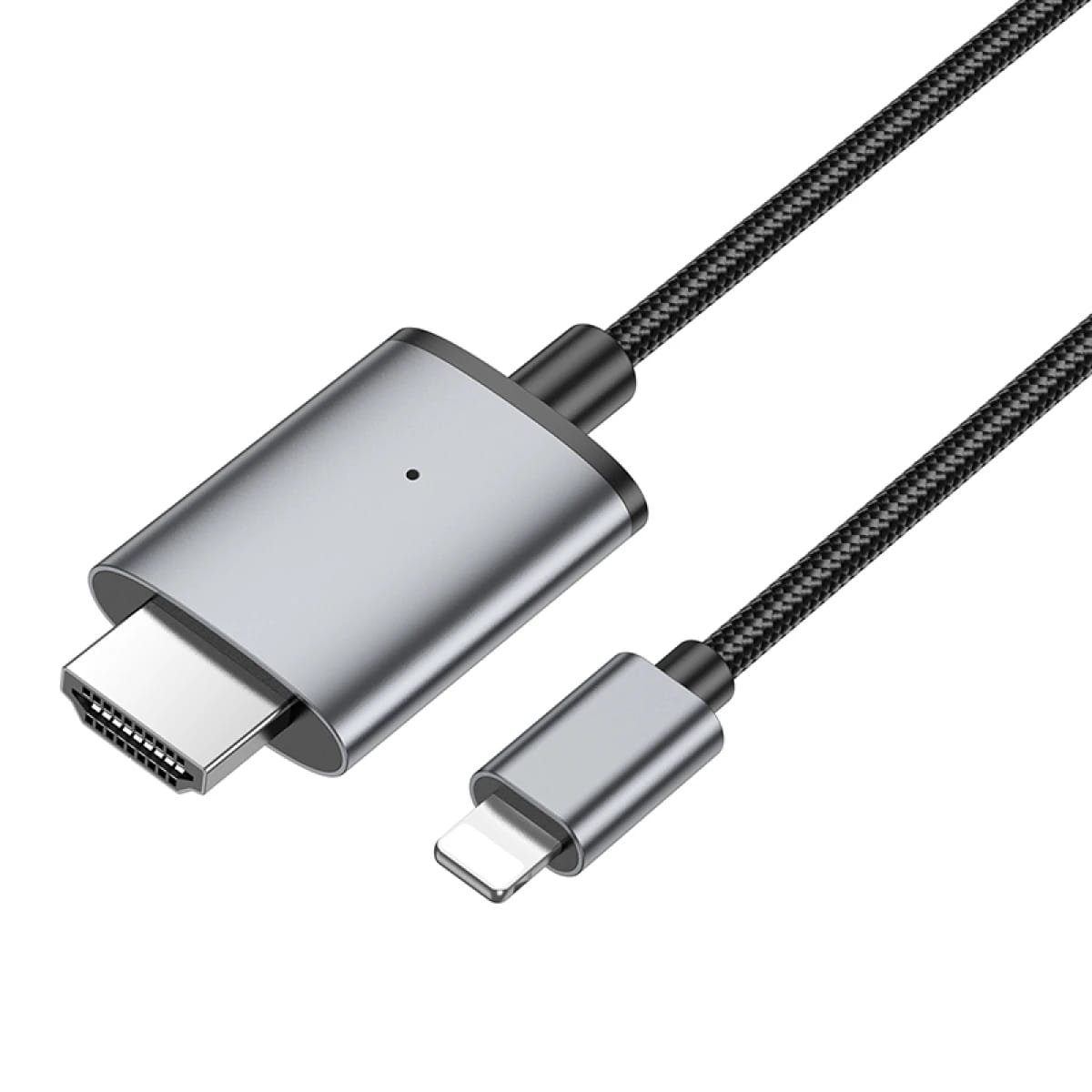 HOCO UA27 Lightning to HDMI Cable - Gray