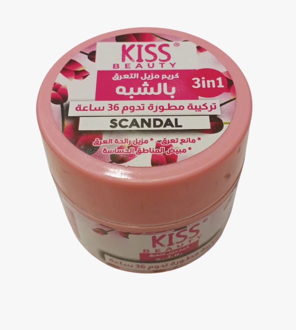 Kiss Beauty 3 in 1 Sweat Removal Cream with Advanced Formula for Body and Sensitive Skin