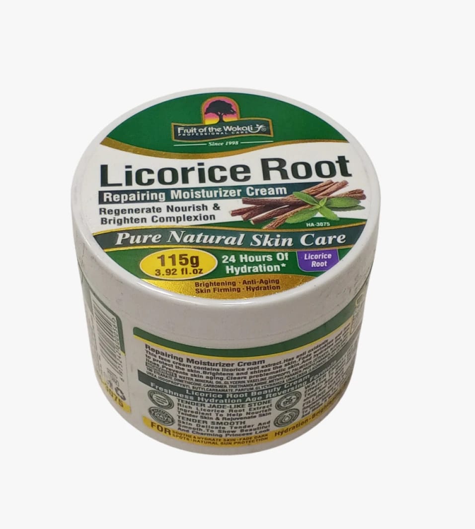 Fruit of the Wokali Licorice Root Repairing Moisturizer Cream, Perfect Skincare Design for Brightening Complexion