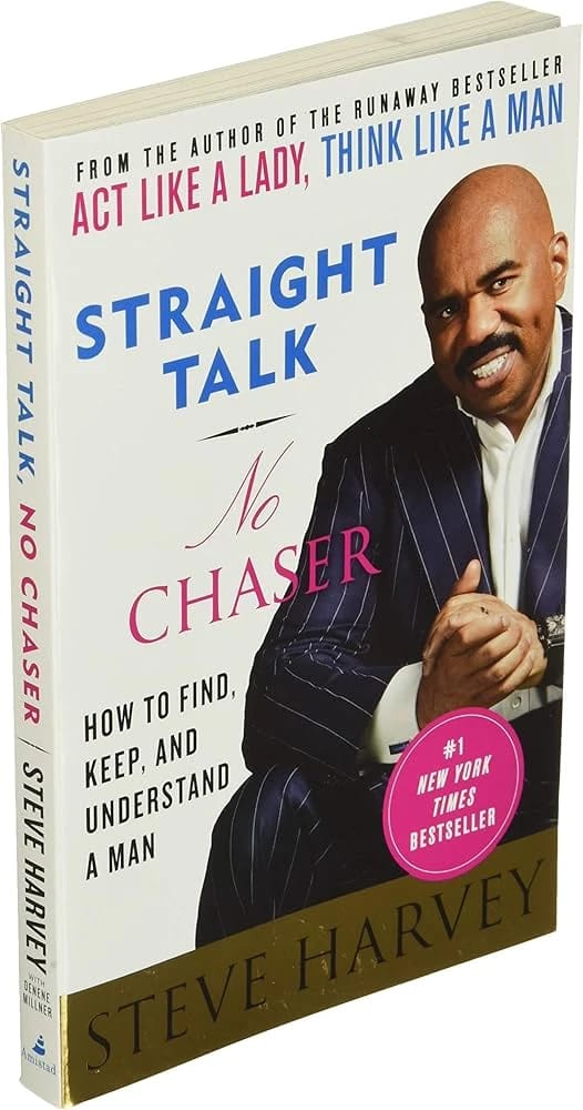 A Book by Steve Harvey on Relationships and Communication for Women, Featuring a Modern and Attractive Design for Emotionally Seeking Readers