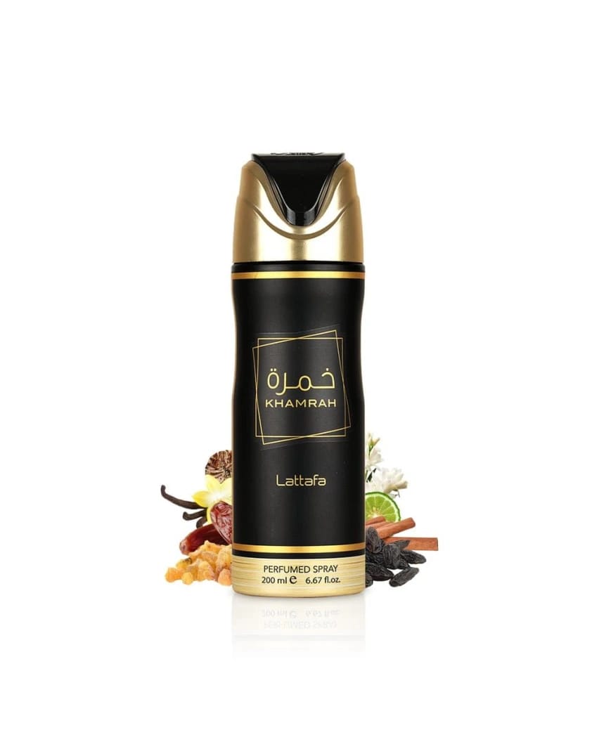 Lattafa Khamrah Unisex Body Splash and Deodorant 200ml