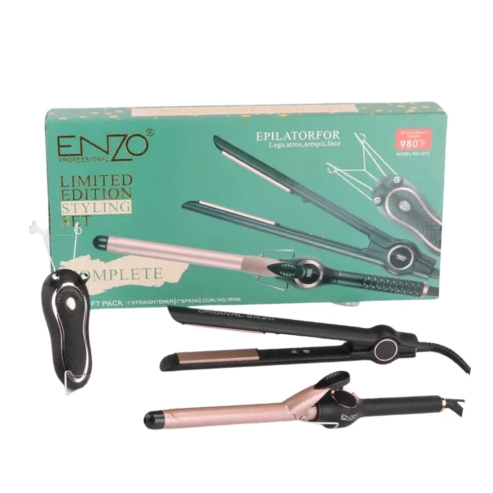 Enzo Italy EN 3312 Hair and Skin Care Triple Package