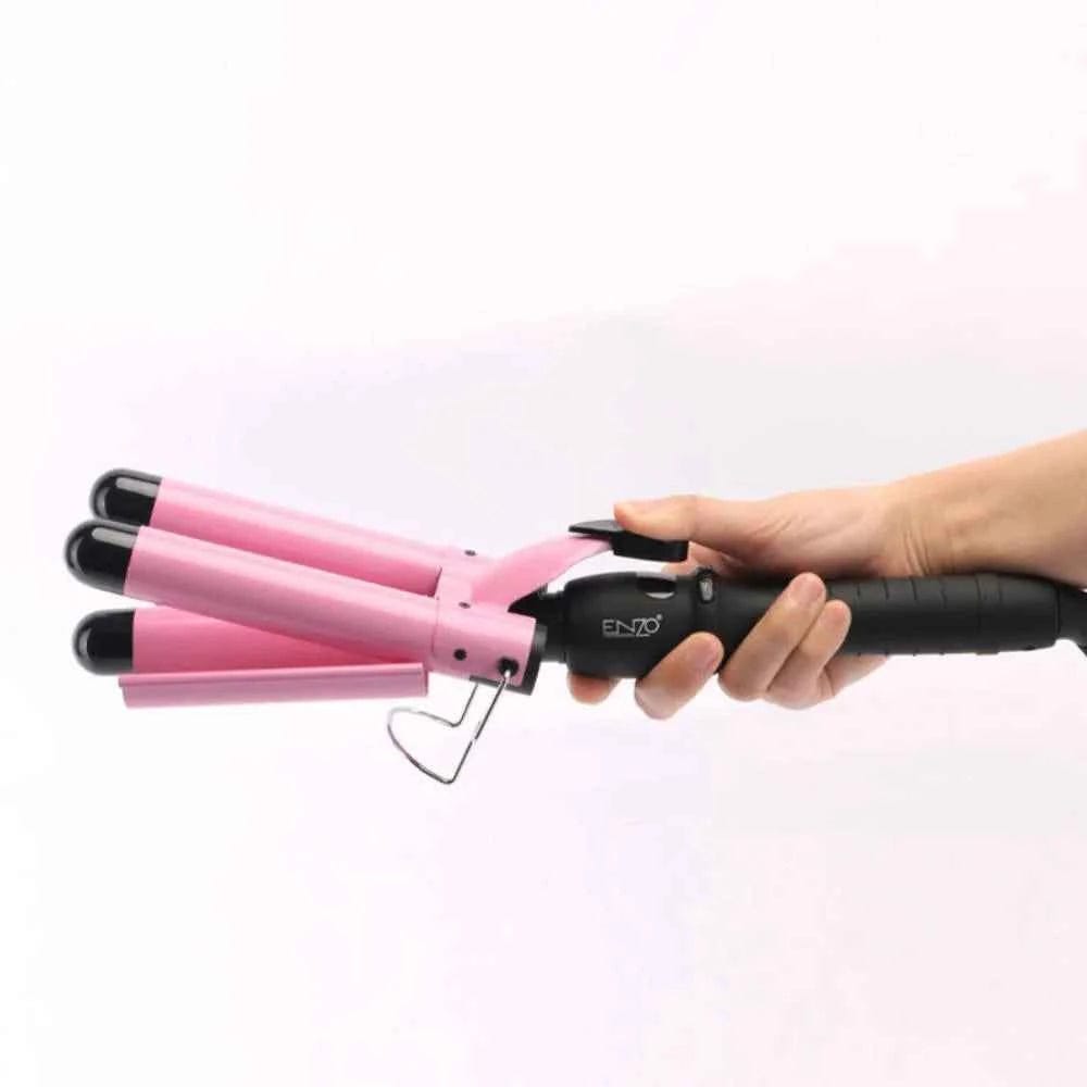 Enzo Professional Salon Wavy Hair Styler Tourmaline Hair Crimping Iron