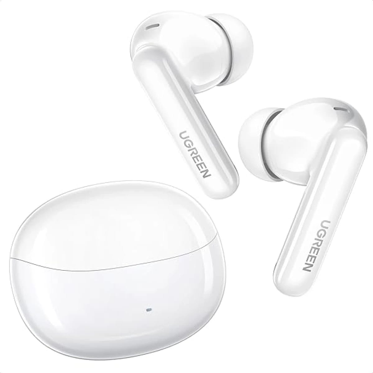 UGREEN HITUNE T3 PRO ACTIVE NOISE CANCELLING WRLS EARBUDS ANC 4 MIC 300 HRS MAX WHITE