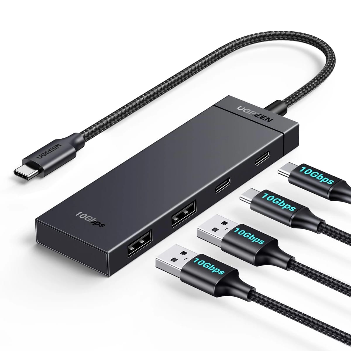 UGREEN-35583 4 PORT USB 3.2 GEN 2 HUB USB-C TO 2XUSB-A+2X USB-C HUB