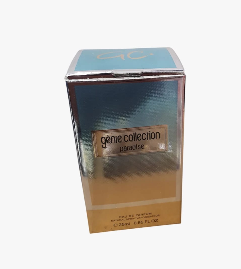 Genie Collection Paradise Perfume Elegant Design Luxurious Scent for Men and Women by Fragrance Enthusiasts