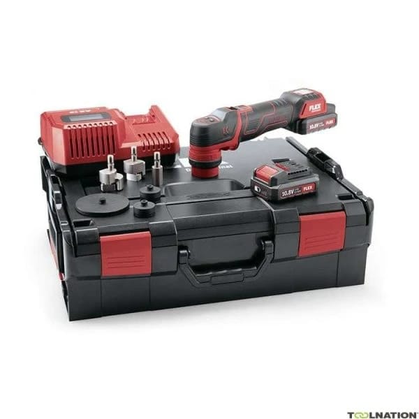 Flex PXE 80 10.8- EC / 2.5 Mini battery powered polisher set