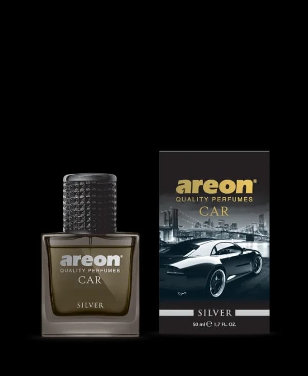 Luxury silver car air freshener