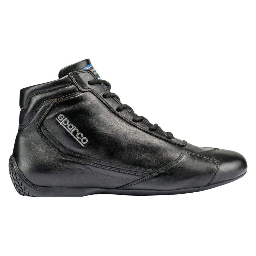 Sparco Athletic Shoes (Black Leather)