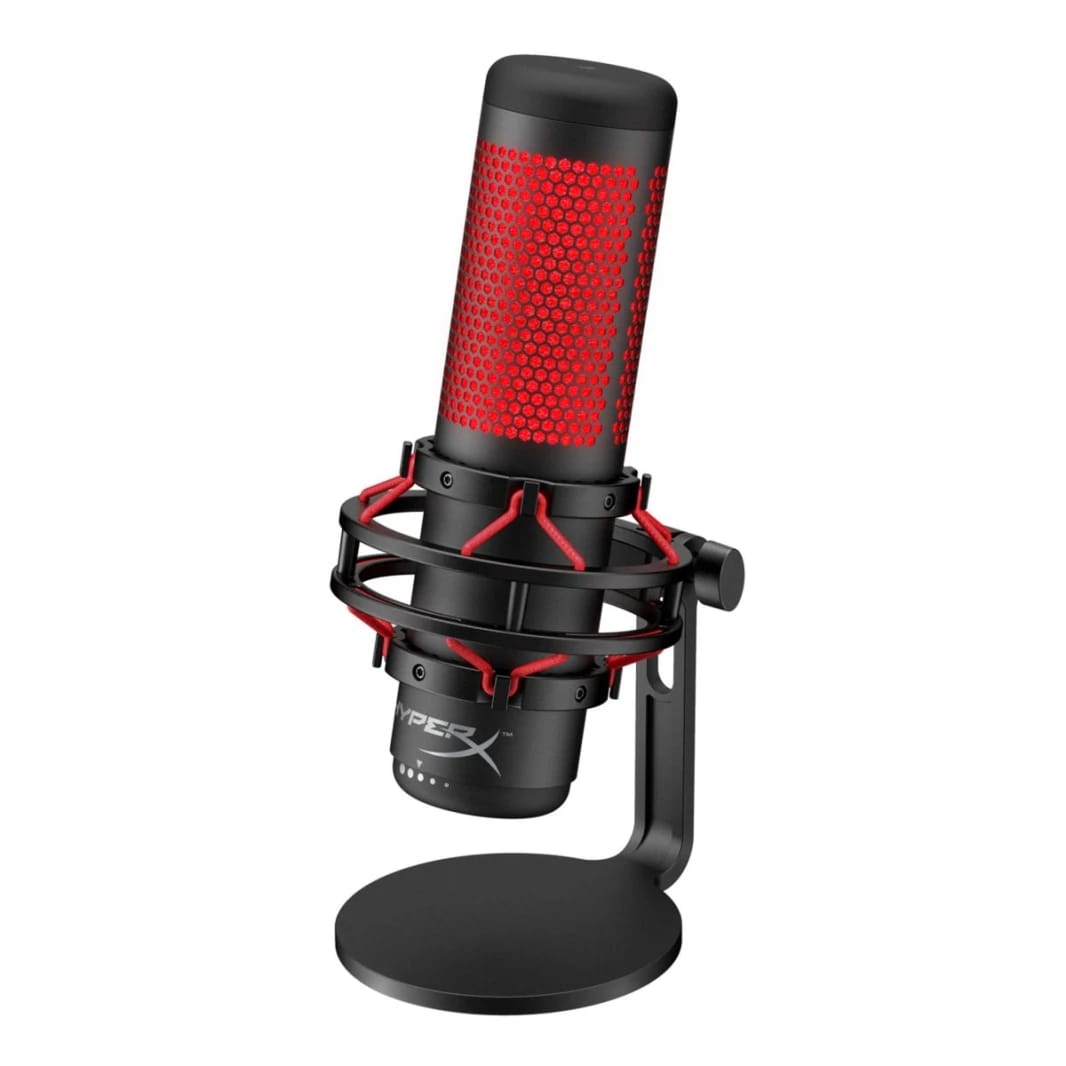 HyperX QuadCast USB High Performance Gaming Microphone, Red LED, for PC, PS4 and Mac