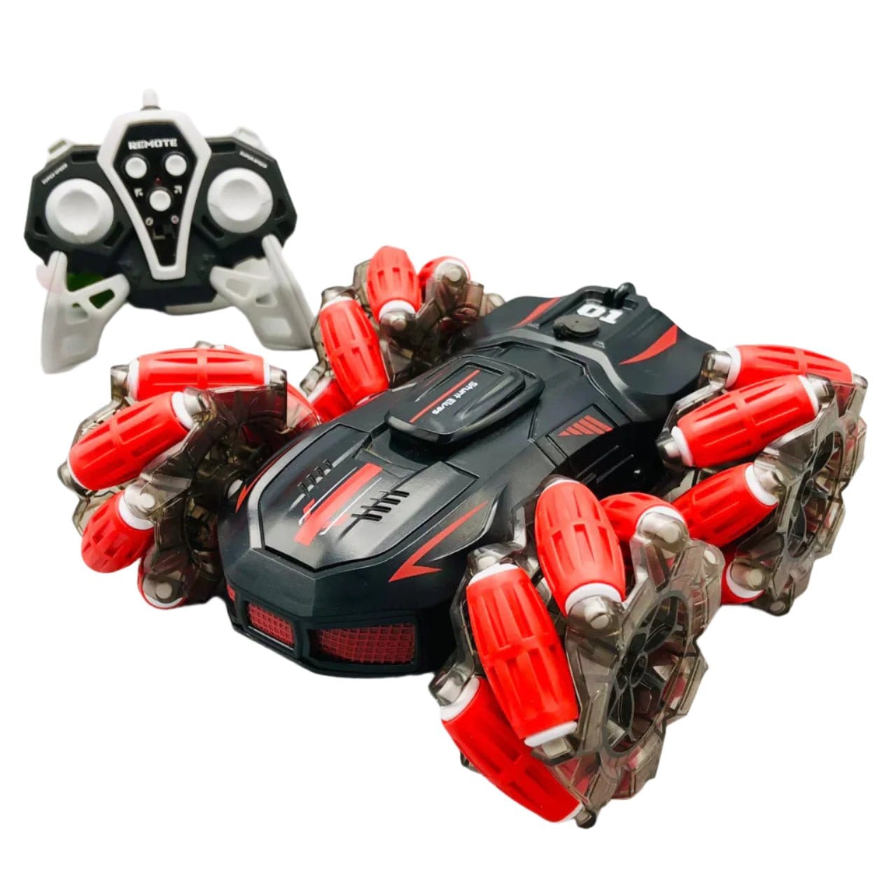 Stunt Racing Car with Remote Control - Red