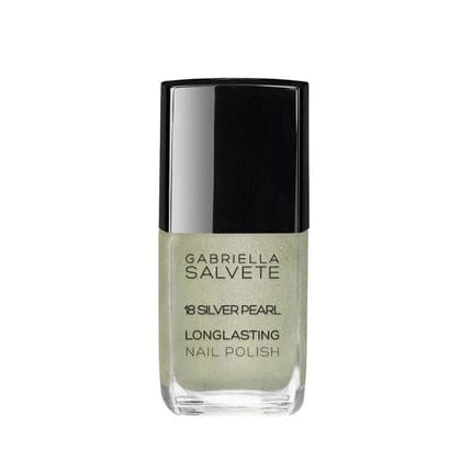 GABRIELLA SALVETE LONG LASTING NAIL POLISH-18 SILVER PEARL