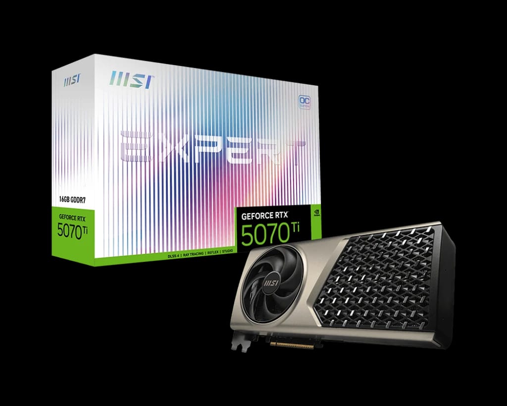 MSI GeForce RTX™ 5070 Ti 16G EXPERT OC GDDR7 - بطاقة رسومات