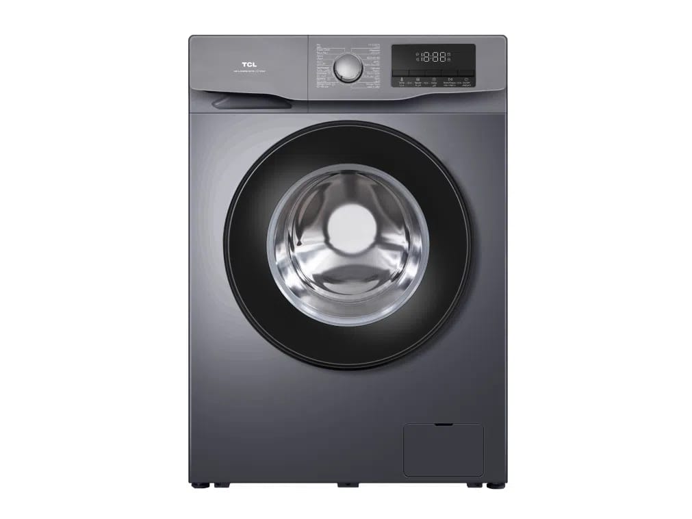 TCL 7kg Washing Machine 1000 RPM Front Load Silver