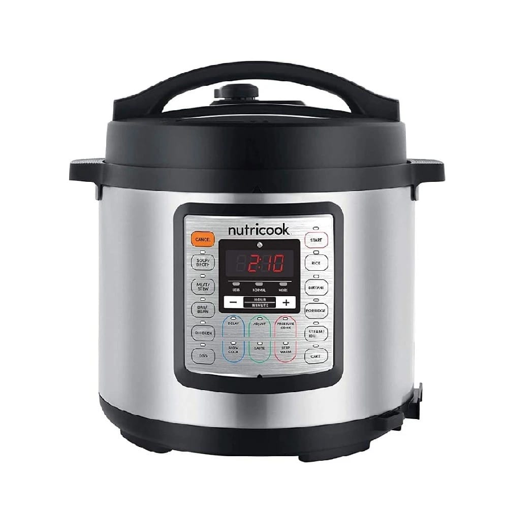 NutriCook Digital Pressure Cooker - Eco 6 Liter