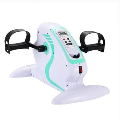 World Fitness Electric Mini Cross Stationary Bike for Foot and Leg Exercises