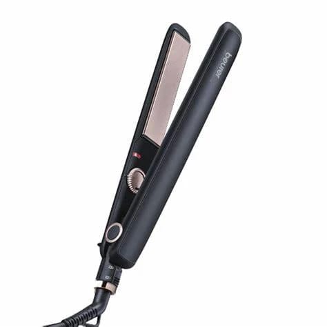 Contee Hair Straightener 210° Temperature, Ceramic Plates, Black Color