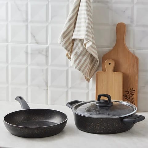 Karaca Biogranite Power Power New 3-Piece Set, Black