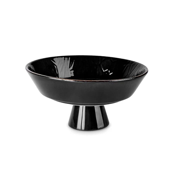 Karaca Calvin Footed Bowl 24 cm, Black