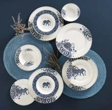Karaca New Bangalore 24-Piece Dinner Set for 6 Persons