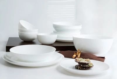 Diwali 19-Piece Dinner Set - White