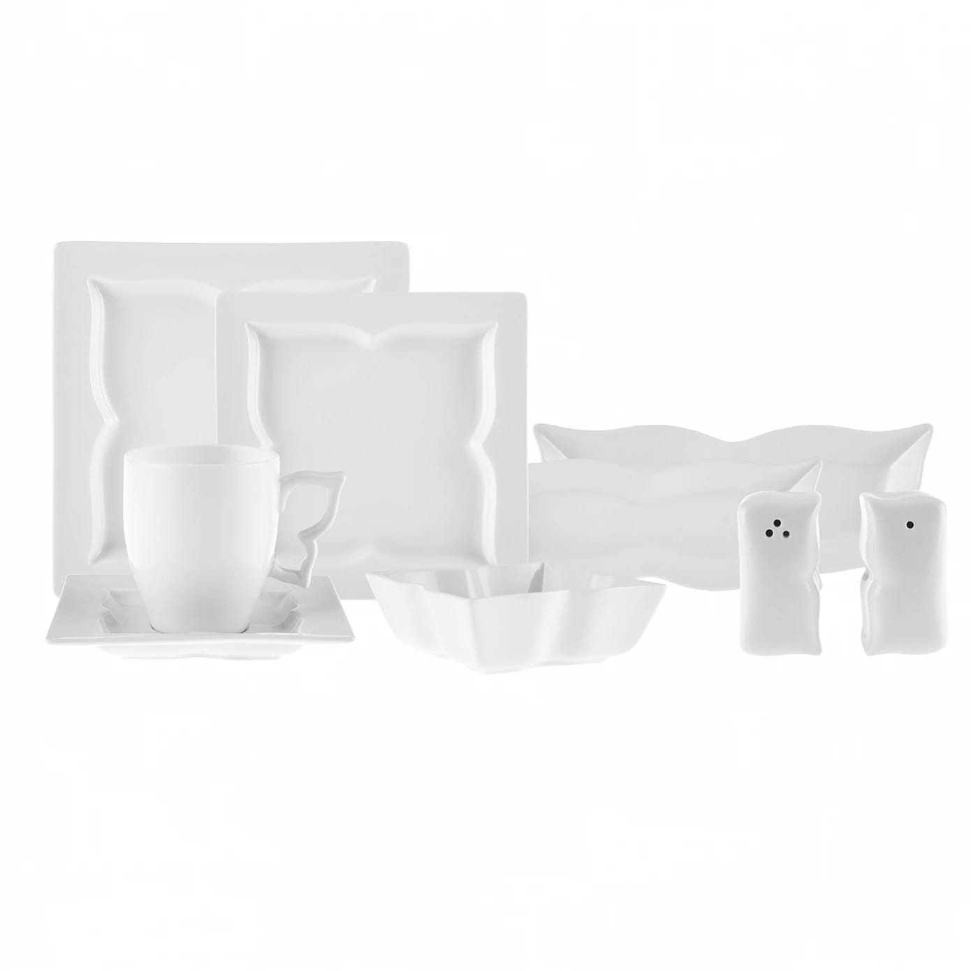 Karaca Block 28-Piece Square Breakfast Set