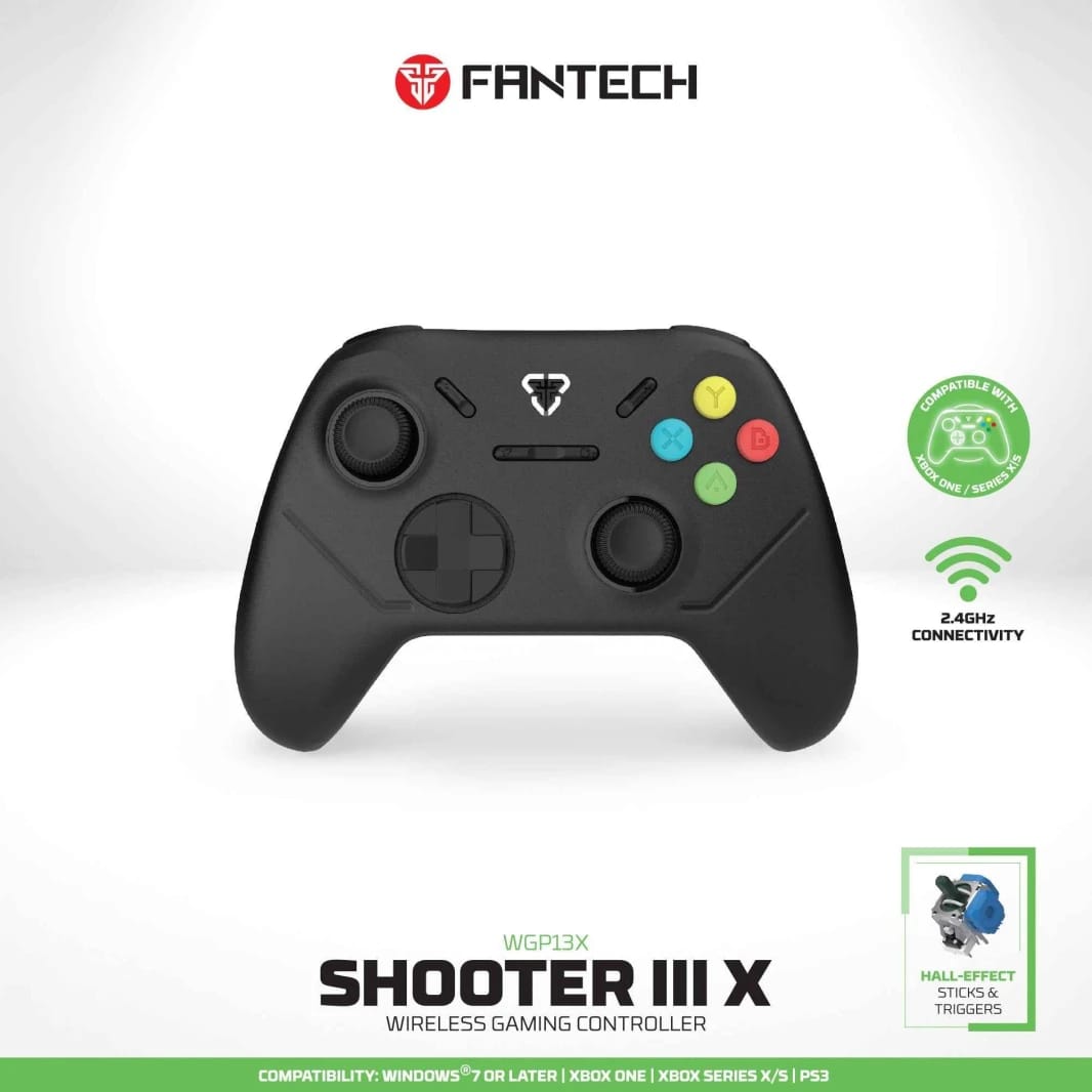 FANTECH WGP13X وحدة تحكم للألعاب لاسلكية سوداء