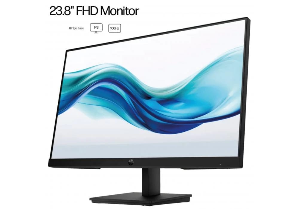 HP 324pe 24" Class Full HD LCD Monitor - 16:9 - Black - 23.8" Viewable - in-Plane Switching (IPS) Technology - 1920 x 1080-16.7 Million Colors - 250 Nit - 5 ms - 100 Hz Refresh Rate - Speakers