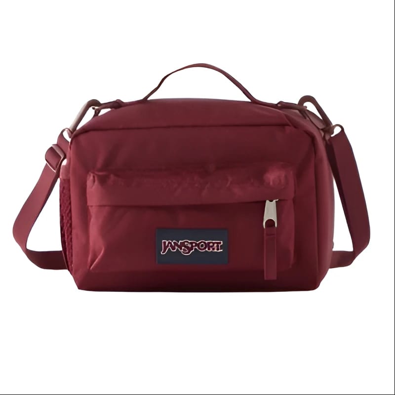 Jansport | حقيبة الغداء المعزولة The Carryout، أحمر رسيت